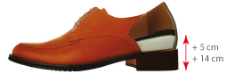 Bugarri Shoes built-in increasing elevator